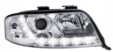 Audi A6 CHROM DAYLIGHT fényszórók