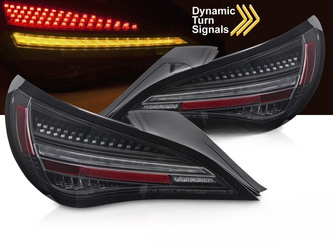 Hátsó lámpák Mercedes CLA C117 13-19 OLED fekete
