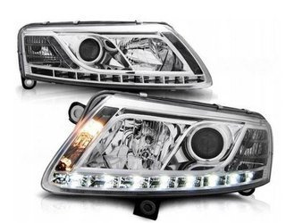Fényszórók Audi A6 C6 C6 CHROM fényszórók