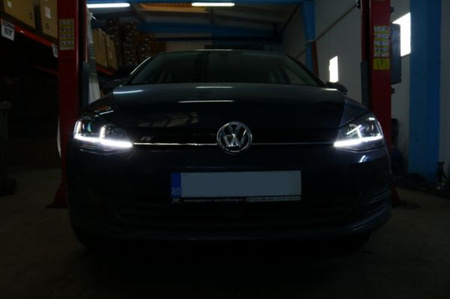ELSŐ LÁMPÁK VW GOLF 7 12-17 KINÉZET XENON KRÓM