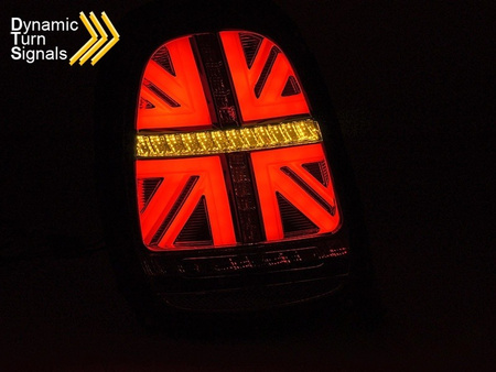 Mini Cooper F55 F56 F57 14-17 hátsó lámpák, 6 tűs, füstszínű