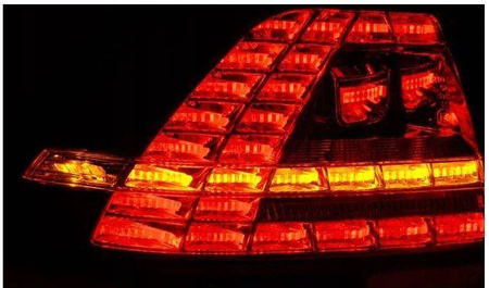 Vw Golf 7 VII 13-17 fekete led dts lámpák