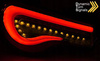 Piros LED sáv dióda lámpák Toyota gt86 12-21