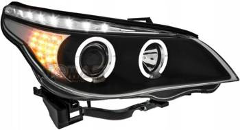 Fényszórók Fényszórók BMW E60/E61 BLACK RINGI
