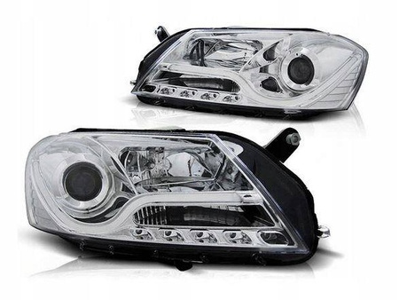 VW PASSAT B7 10- CHROME TUBE LIGHT fényszórók