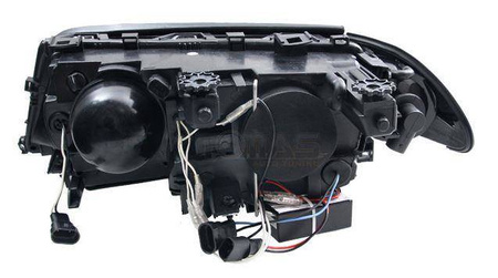 BMW E46 RINGI CCFL krómozott Seda fényszórók