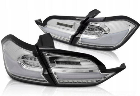 Króm LED lámpák Ford Fiesta mk8 17-21