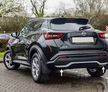 NISSAN JUKE F16 2021- lökhárító formázó csíkok