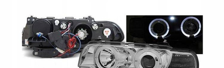 Fényszórók BMW E38 CHROM RINGI D2S