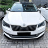 SKODA SUPERB MK3 első lökhárító spoiler/szplitter fényes fekete