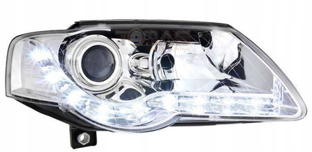 VW Passat B6 CHROM DAYLIGHT fényszórók