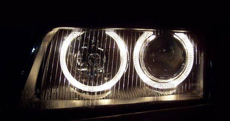 Fényszórók Audi A4 B5 CHROM RINGI