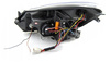Fényszórók Opel Corsa d 06-11 fekete led