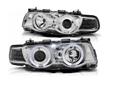 Fényszórók BMW E38 CHROM RINGI D2S