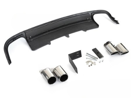 DIFFÚZOR AUDI A4 B8 08-11 EZÜST SPORT S STÍLUSHOZ