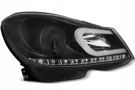 Fényszórók Mercedes C W204 11-14 BLACK TUBE LI