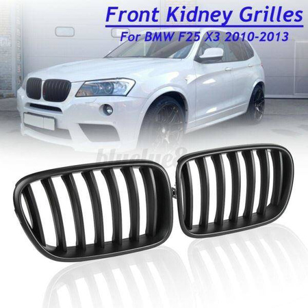 HŰTŐRÁCS (VESE) BMW X3 F25 10-14 FEKETE MATT