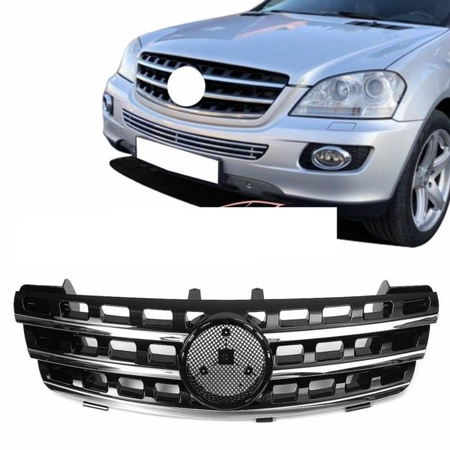 HŰTŐRÁCS MERCEDES M-OSZTÁLY W164 05-08 FEKETE KRÓM