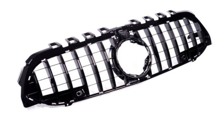 GRILL MERCEDES A W177 V177 18-23 PANAMERICANA BLK