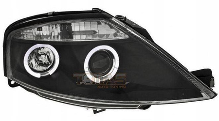 Fényszórók fényszórók Citroen C3 gyűrűs lencse