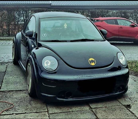 Fényszórók fényszórók ringi fekete VW New Beetl