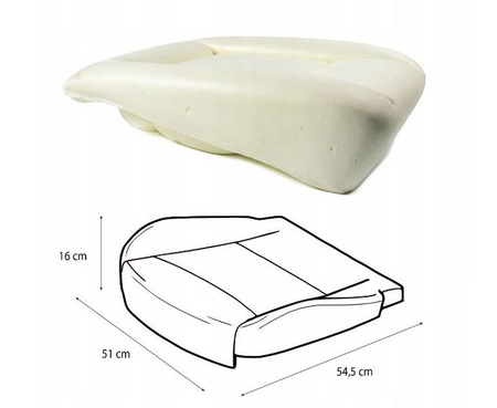 Habszivacs ülőpárna VW T4 1990-2003