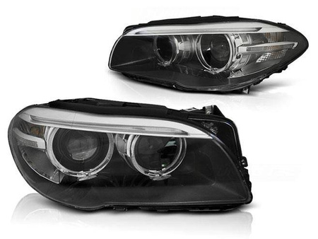 F10 F11 első lámpák 10-13 RINGI LED DRL FEKETE X