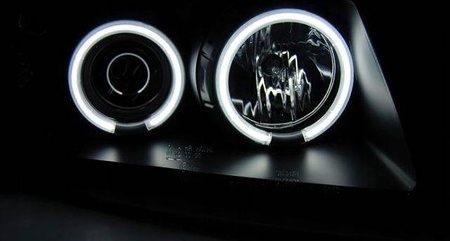 Lámpák Vw Passat B5 3b 96-00 Gyűrűk Ccfl Fekete