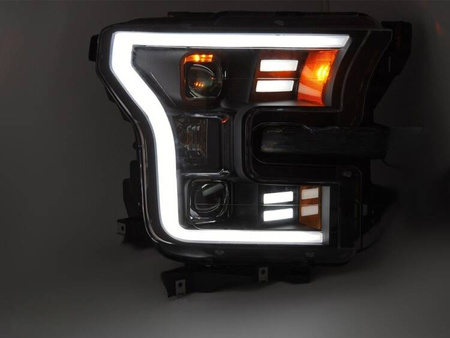 Fényszórók Ford F150 MK13 14-17-es Ford F150 MK13-hoz fekete
