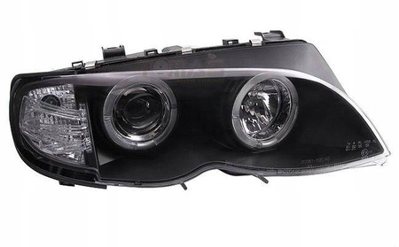 Fényszórók BMW E46 RINGI BLACK Seda fényszórók