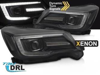 Fényszórók Subaru Forester IV 13-18 fekete xenon fényszóróhoz