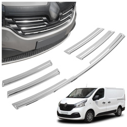 Első hűtőrács csíkok Grill Renault Trafic 2014+