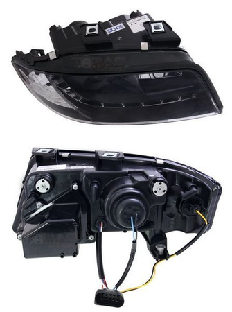 Audi A6 fényszórók Fekete DAYLIGHT