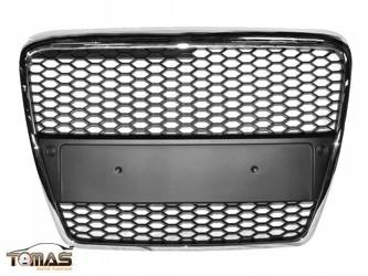 Elülső hűtőrács RS Style jelvény nélkül Audi A6 C6 CHROM