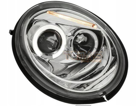 Fényszórók fényszóró gyűrű króm VW New Beet