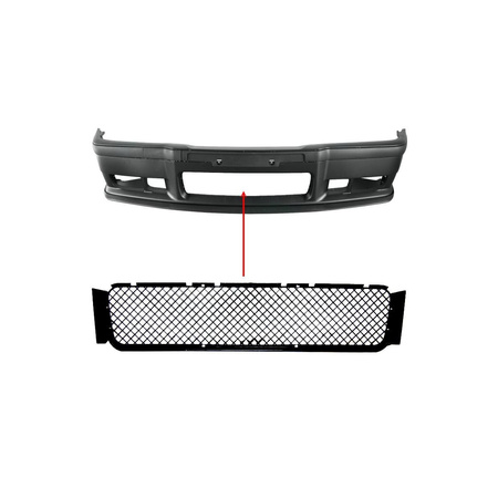 Rács fő lökhárító rács BMW E36 M3 M-PAKIT modellhez