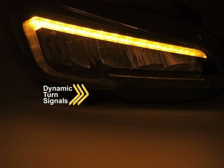 Fényszórók Subaru WRX 14-22 fekete full LED-hez