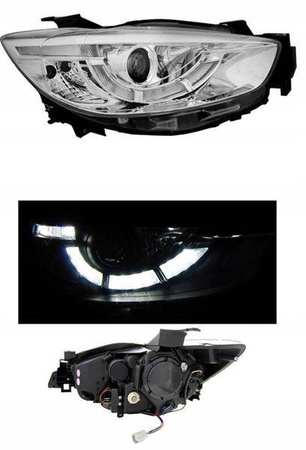 Mazda CX5 11-15 krómozott valódi DRL lámpák