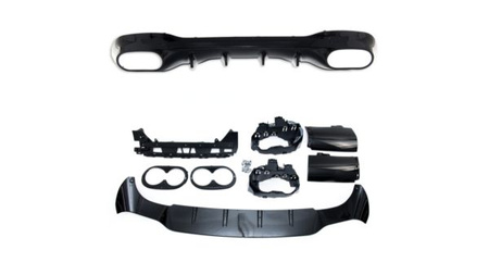 HÁTSÓ DIFFÚZOR MERCEDES CLA C118 19- AMG LINE FÉNYES