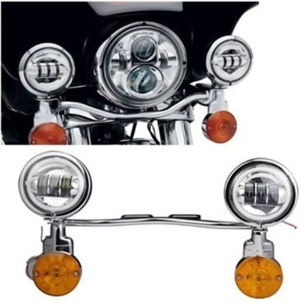 LED-es lámpatestek + jelzők készlete kerettel