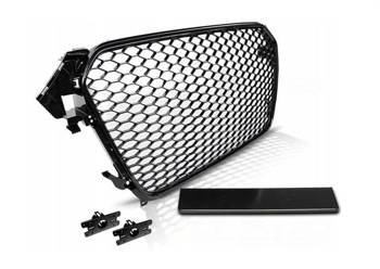 Első hűtőrács rács AUDI A4 B8 11-15 RS-TYPE BLAC