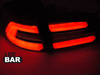 FEKETE LED lámpák VW GOLF 7 VII VARIANT-hoz