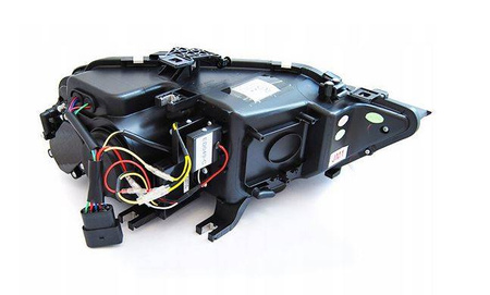 Fekete Led fényszóró lámpák Audi A4 B8 12-15