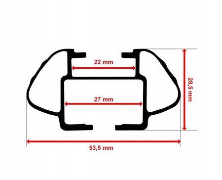 Tetőcsomagtartó VW T5 Tansporter 2003-2015
