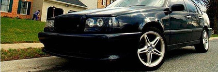 Fényszóró lámpák Volvo 850 92-96 ringi fekete