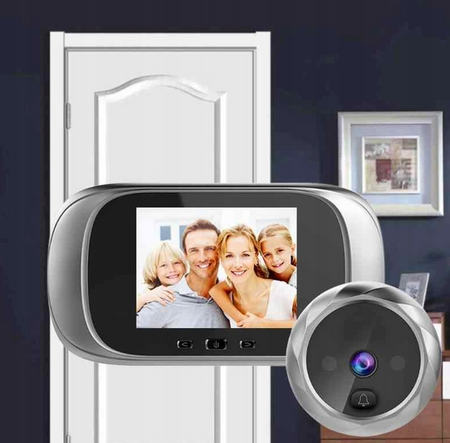 LCD kereső 2.8" ajtócsengő judas kereső