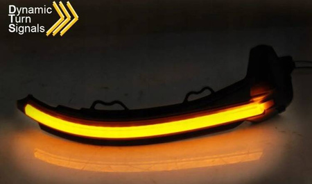 Led Villogók Tükrök Audi A4 16-18 A5 17-18 Füst