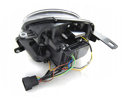 Csöves led fényszórók fekete Mini Cooper 06-14 számára