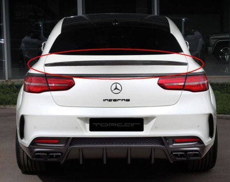 HÁTSÓ AJTÓ SPOILER MERCEDES GLE COUPE C292 GLOSSY BL