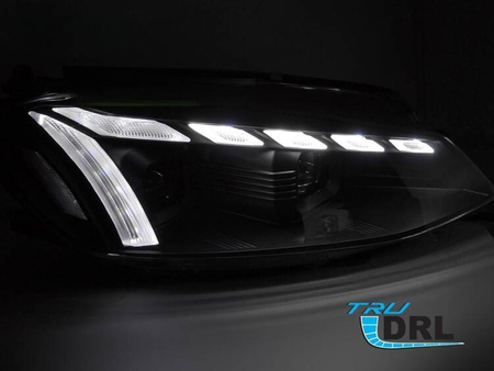 Fényszórók VW Golf 7 '17-'19 LED Fekete LED-hez